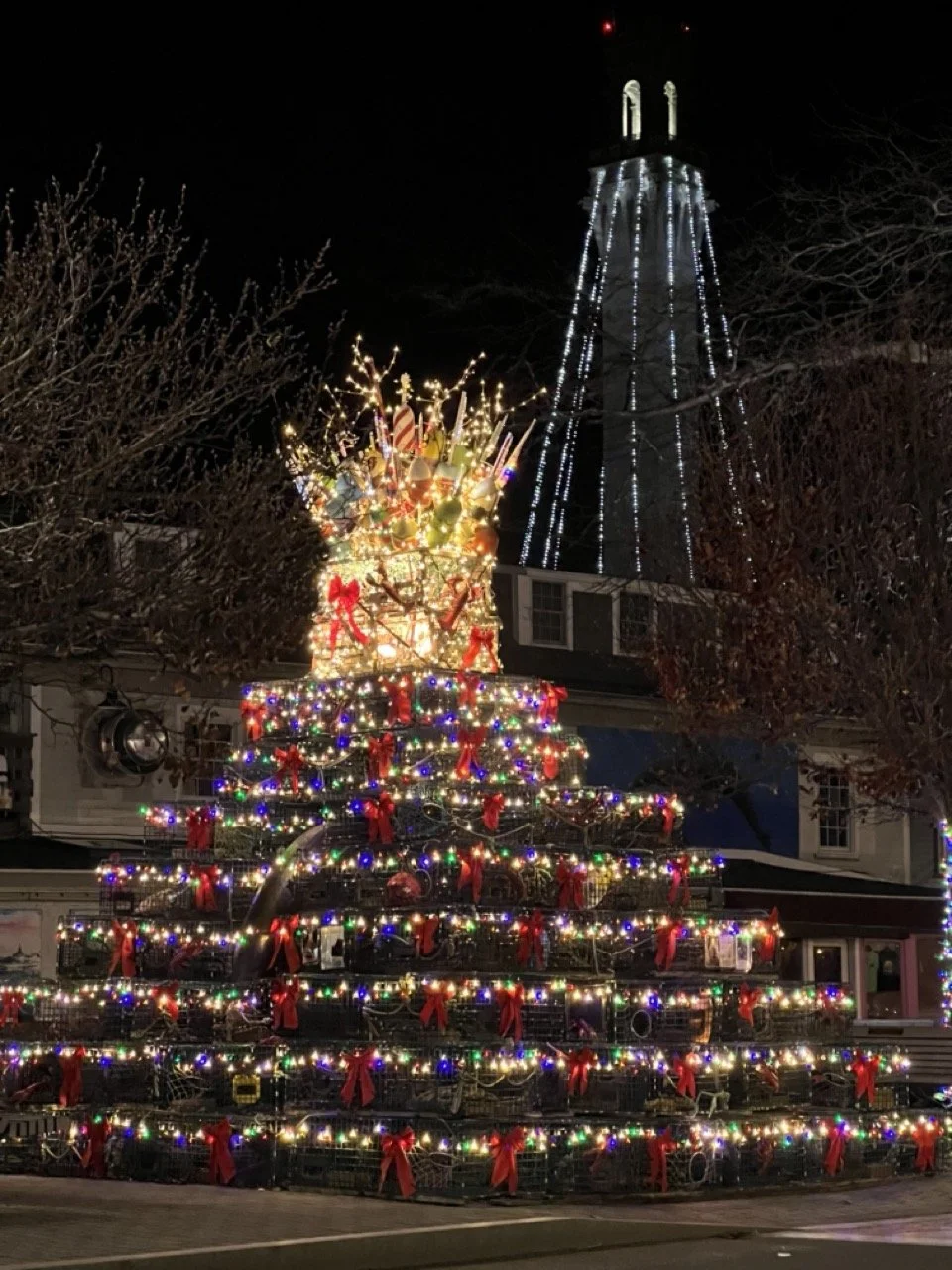 lobster trap christmas tree
